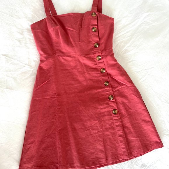 Rust red Lulu's mini dress - Picture 8 of 10